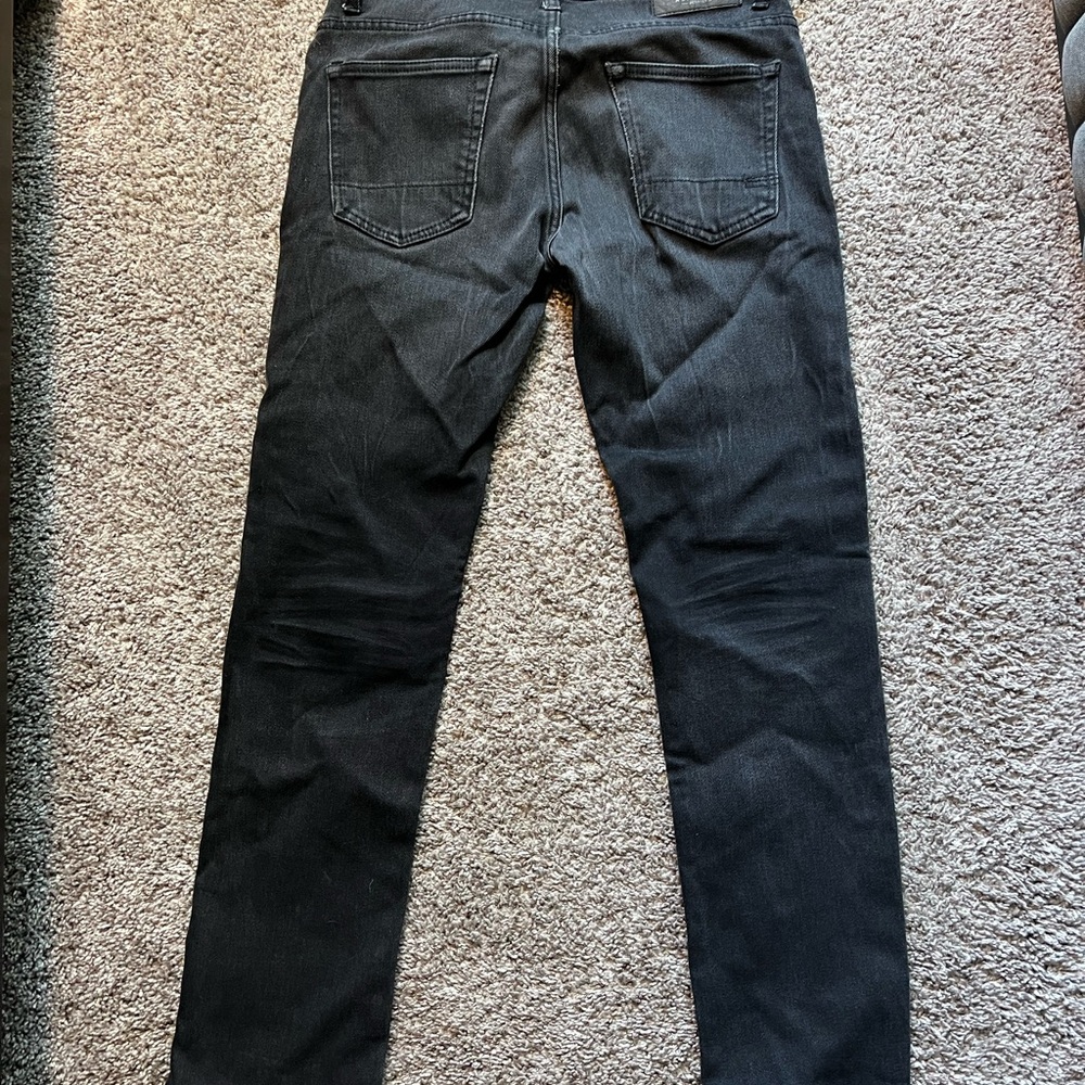Aeropostale Men's Dark Charcoal Slim Jeans - Picture 5 of 6